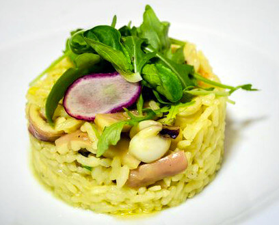 Risotto alla milanese lombardy cuisine